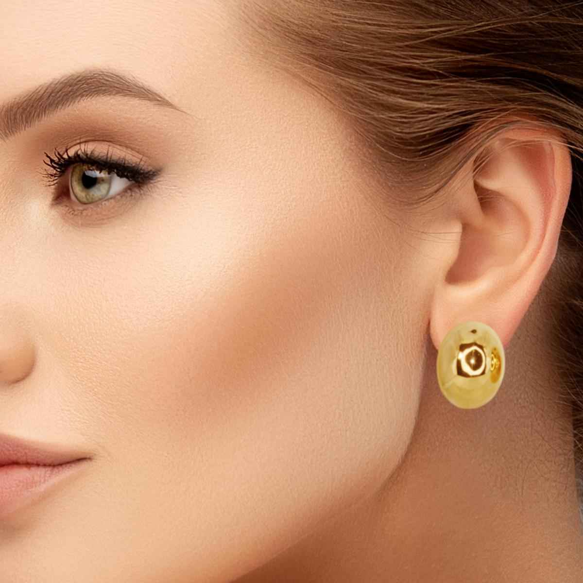 #020 Extravagante Drops-Ohrringe "VICTORIA" - ARS-ARGENTI - Damen Ohrringe Gold - 925 Sterling Silber - Sexy Statement gold 585 – chunky ohrringe gold – pompöse ohrringe – ohrringe statement - tropfen