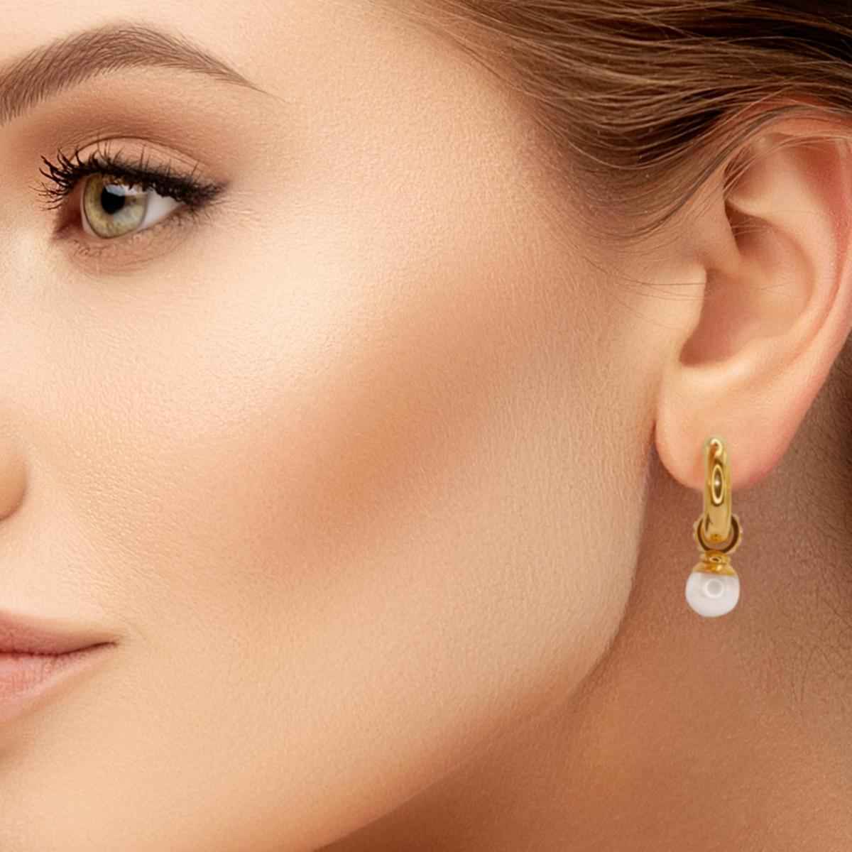 #050 Anmutige Glamour-Ohrringe "GRACE" - ARS-ARGENTI- Damen Ohrringe Gold - 925 Sterling Silber – Ohrhänger - Sexy Ohrhänger gold 585 – bestseller – Trend – Hängeohrringe – damenohrringe - Geschenkbox