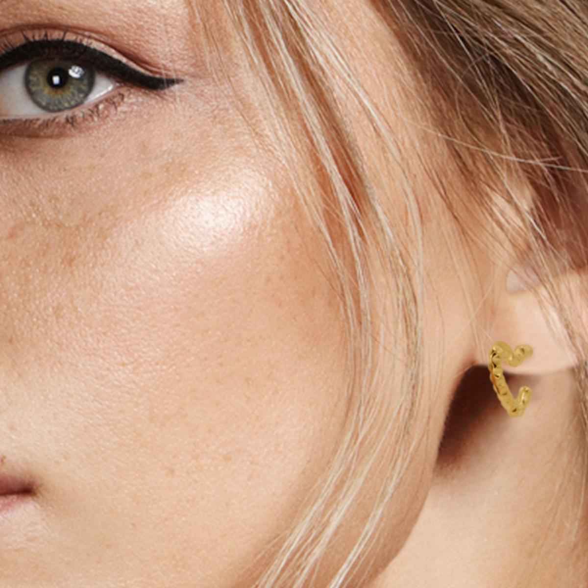 #060 Stylishe Herz-Ohrringe "burning-woman" - ARS-ARGENTI- Damen Ohrringe Gold - 925 Sterling Silber - Sexy Ohrstecker gold 585 – swarovski ohrringe – damenohrringe - Geschenkbox