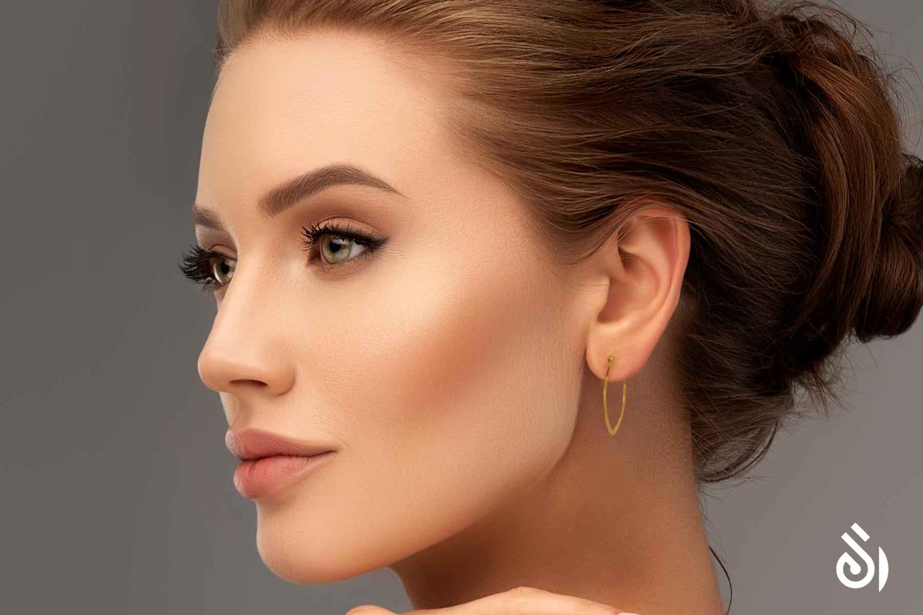 #113 Stylishe Boho-Ohrringe "NAOMI" - ARS-ARGENTI- Damen Ohrringe Gold - 925 Sterling Silber - Sexy Creolen gold 585 – Boho style – boho ohrringe für damen – damenohrringe - Geschenkbox