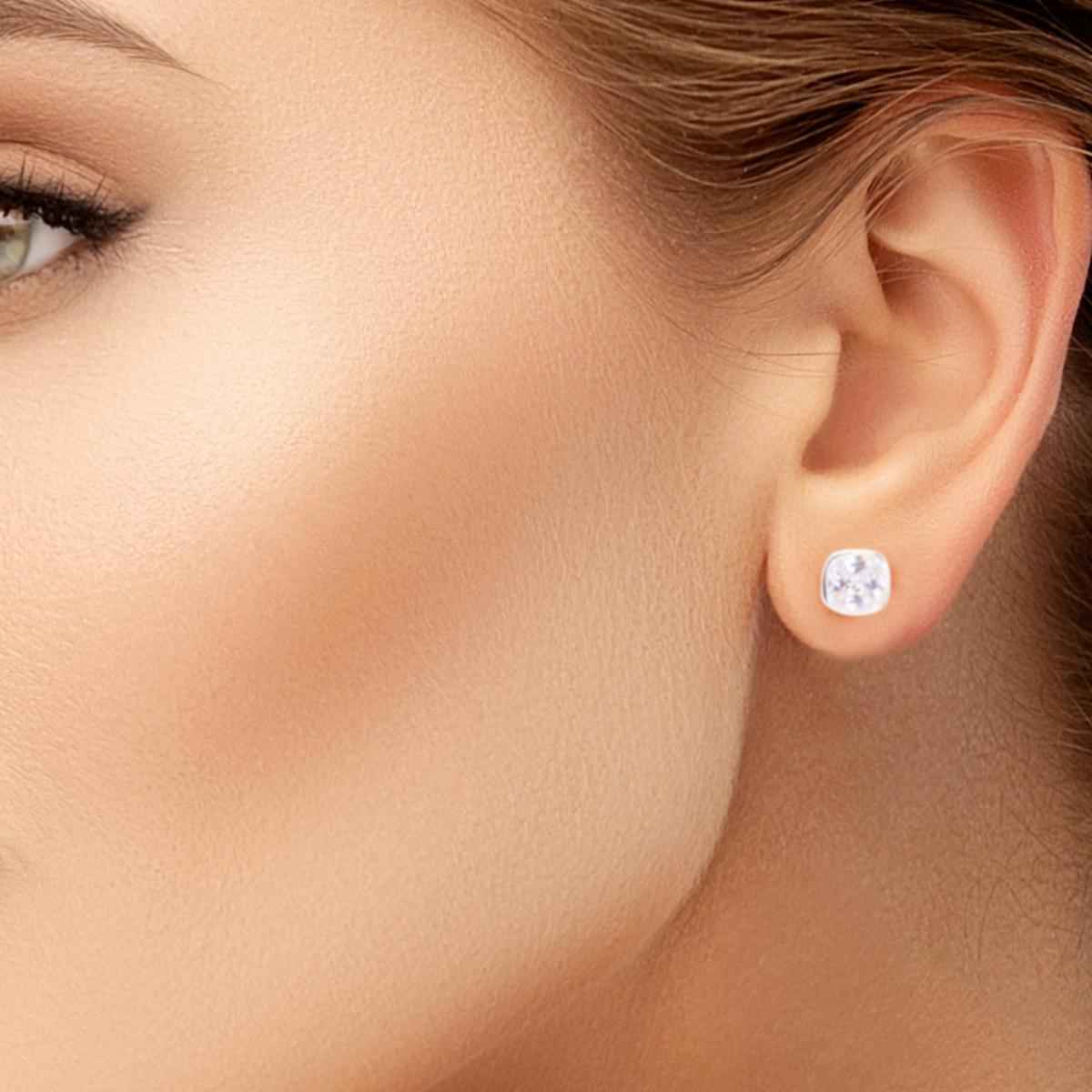 #130 Funkelnde Ohrstecker "LONDON" - ARS-ARGENTI - Damen Ohrringe Silber - 925 Sterling Silber - Sexy Ohrstecker – swarovski ohrringe – damenohrringe - Geschenkbox