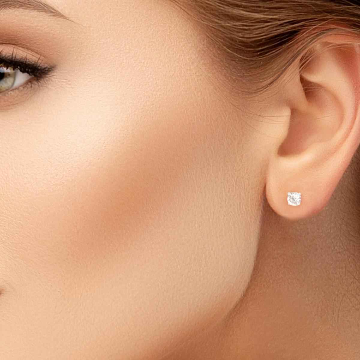 #134 Funkelnde Ohrstecker "Juwel" - ARS-ARGENTI - Damen Ohrringe Silber - 925 Sterling Silber - Sexy Ohrstecker – swarovski ohrringe – damenohrringe - Geschenkbox