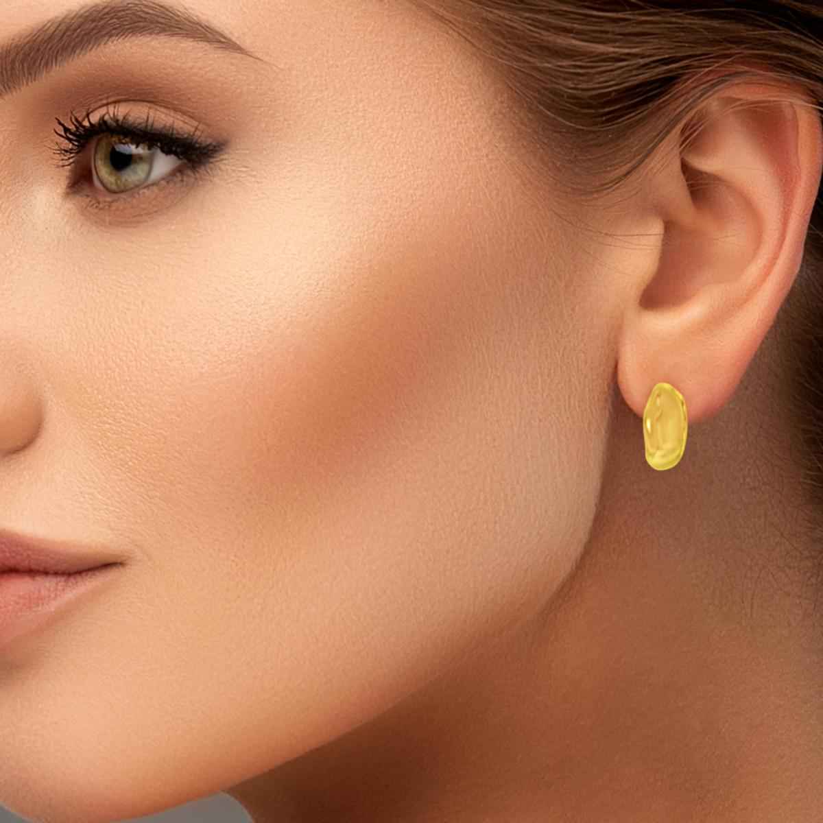 #167 Urbane Boho-Ohrringe "Melting Drip II" - ARS-ARGENTI - Damen Ohrringe Gold - 925 Sterling Silber – Ohrhänger - Sexy Ohrhänger gold 585 – bestseller – Trend – Hängeohrringe – damenohrringe – Geschenkbox