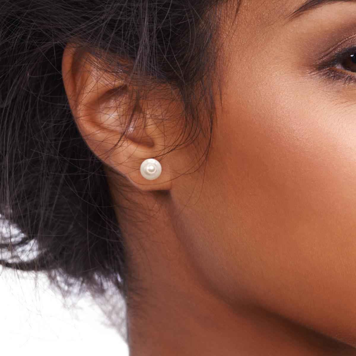 #178 Perlen - Ohrstecker "Shopping Pearls" - ARS-ARGENTI - Damen Ohrringe Silber - 925 Sterling Silber - Sexy Ohrstecker – swarovski ohrringe – damenohrringe - Geschenkbox