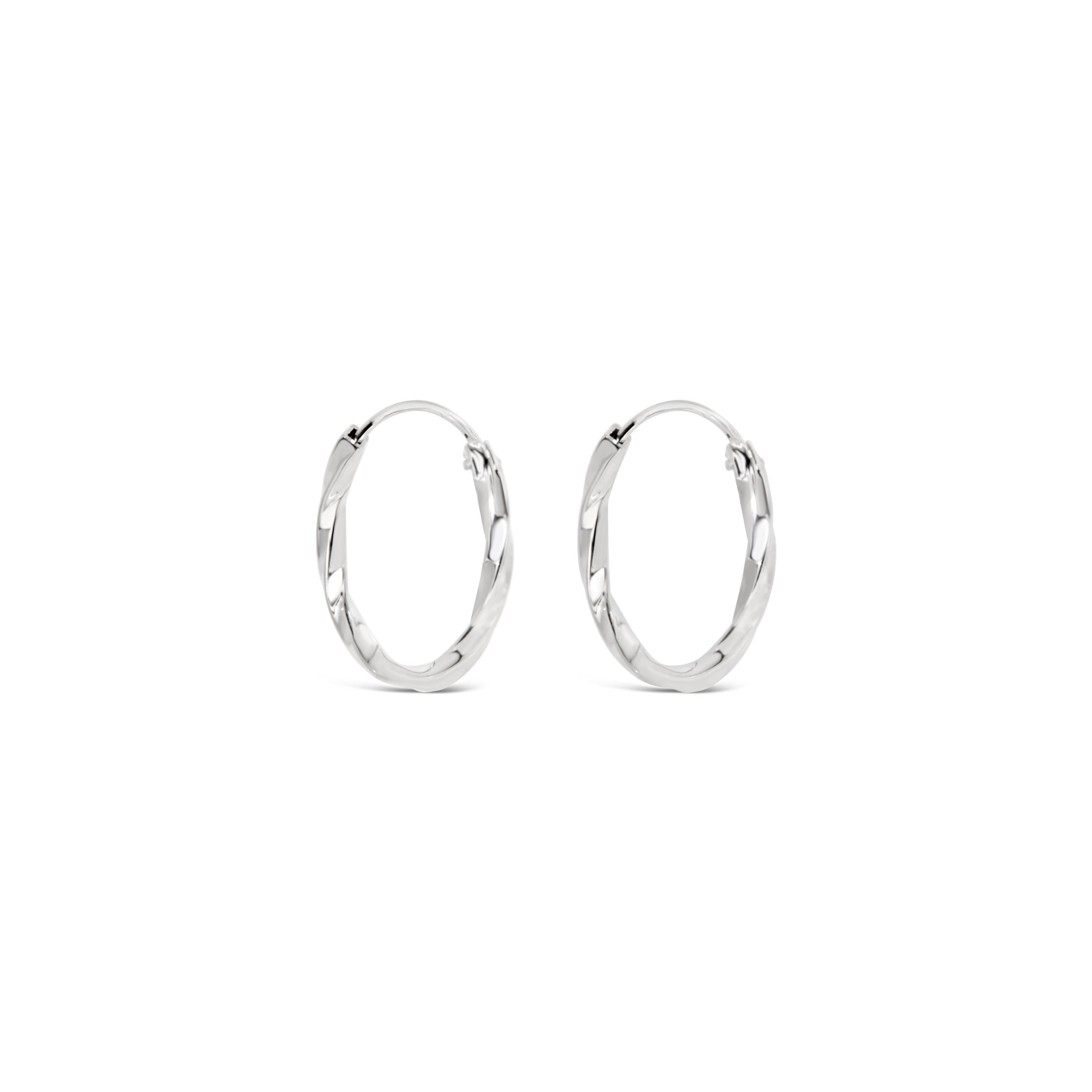 #208 Gedrehte Creolen "Twist & Tease" - ARS-ARGENTI - Damen Ohrringe Silber - 925 Sterling Silber - Sexy Creolen – Kreolen – damenohrringe – Geschenkbox