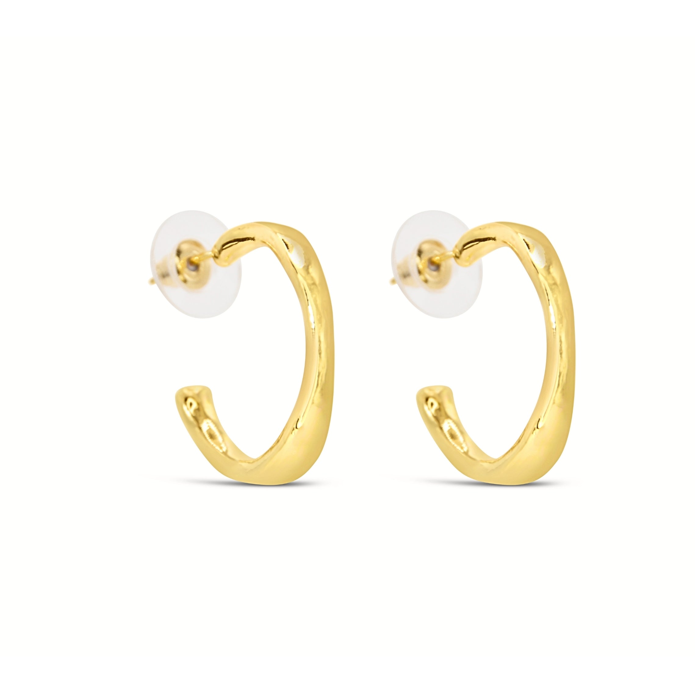 #212 Kuvige Creolen-Ohrringe "Sexy Curves Hoops" - ARS-ARGENTI - Damen Ohrringe Gold - 925 Sterling Silber - Sexy Creolen gold 585 – bestseller – Kreolen – damenohrringe - Geschenkbox
