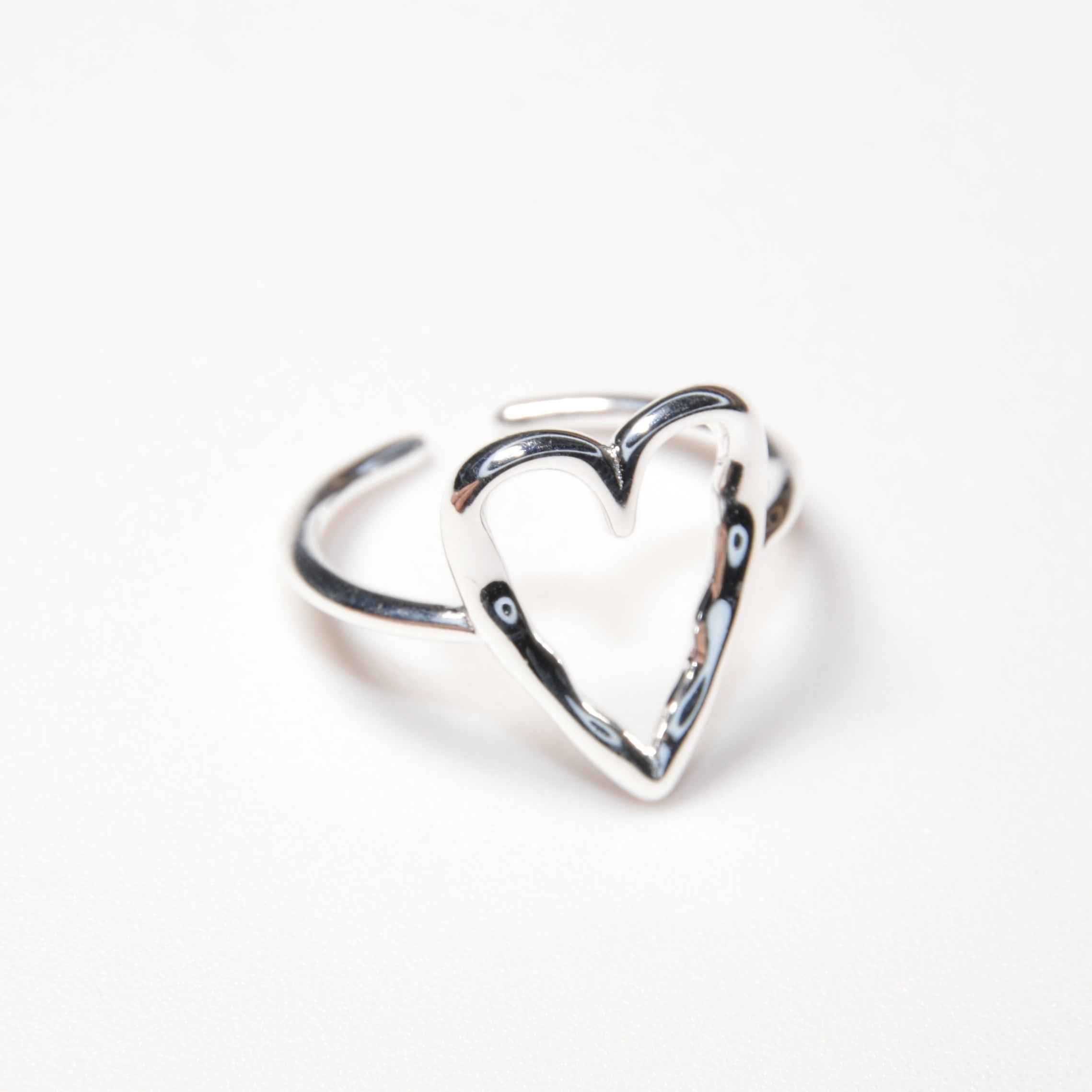 #001 Edler Herz-Ring"Eternity Love - silber" - ARS-ARGENTI