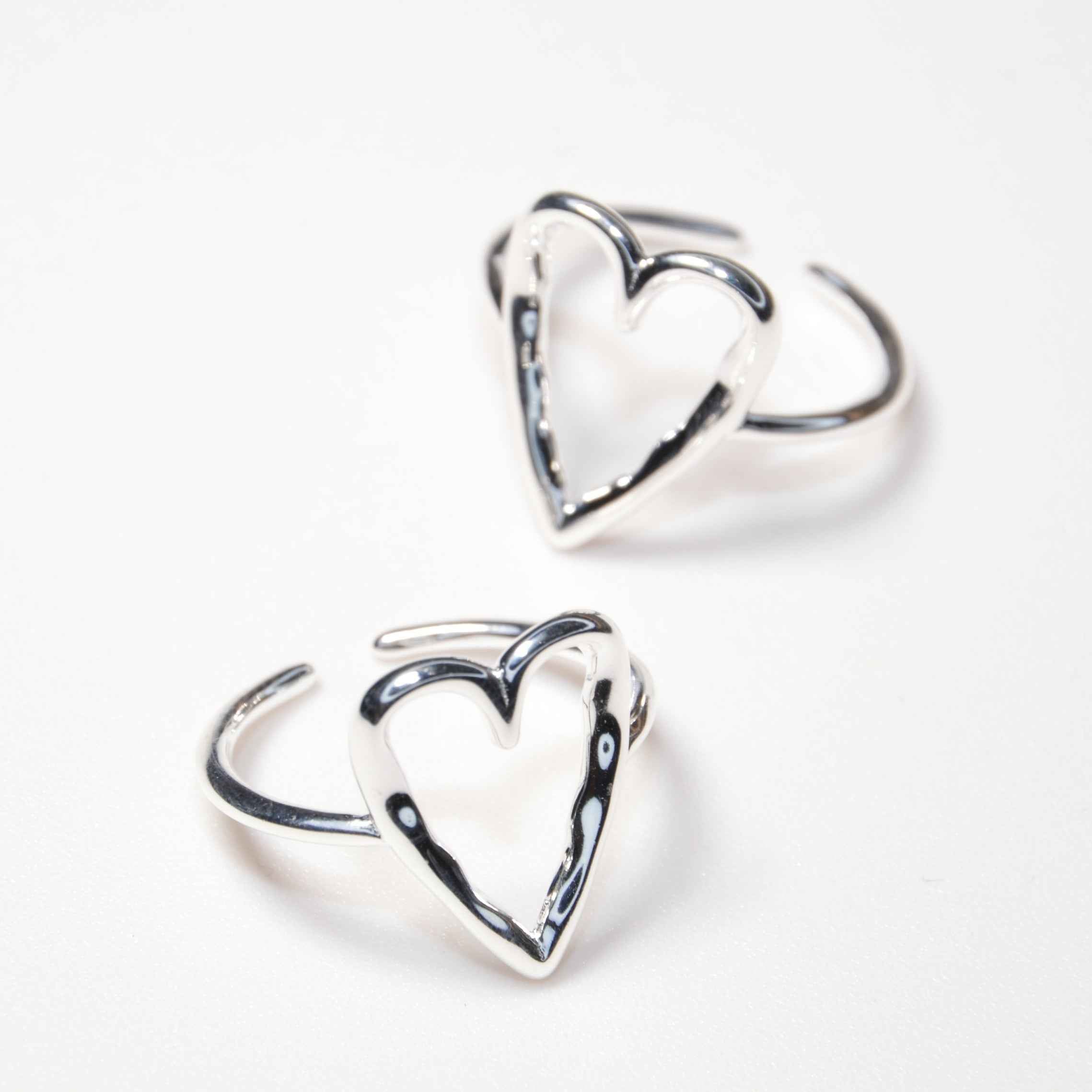 #001 Edler Herz-Ring"Eternity Love - silber" - ARS-ARGENTI