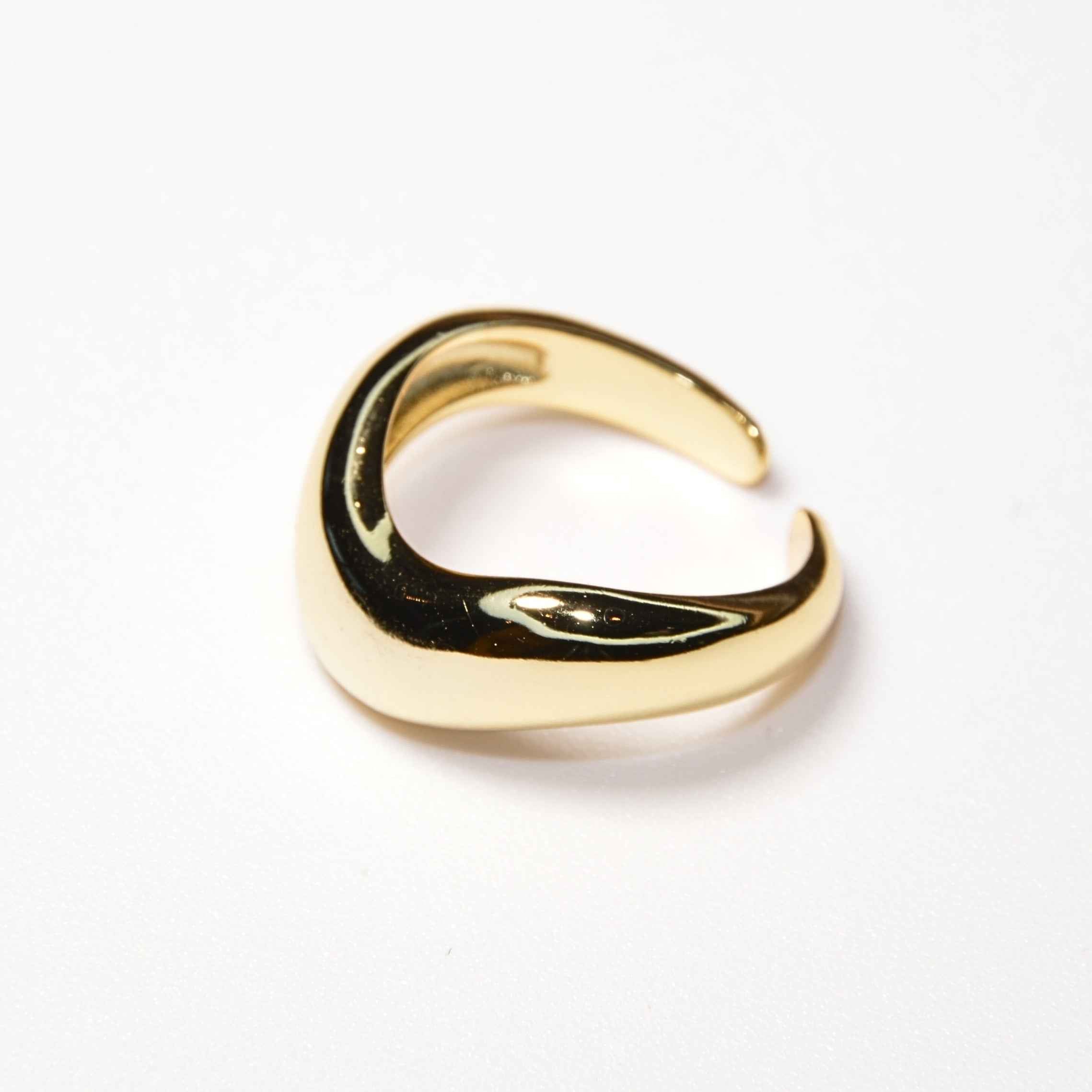 #007 Sinnlicher-Ring "Sexy Curves - gold" - ARS-ARGENTI