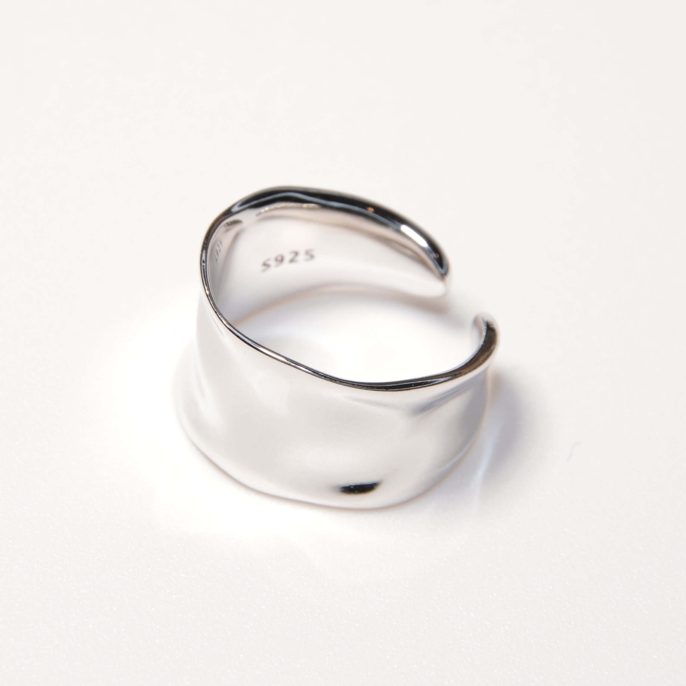 #012 Markanter-Statement-Ring "No Saint" - silber - ARS-ARGENTI