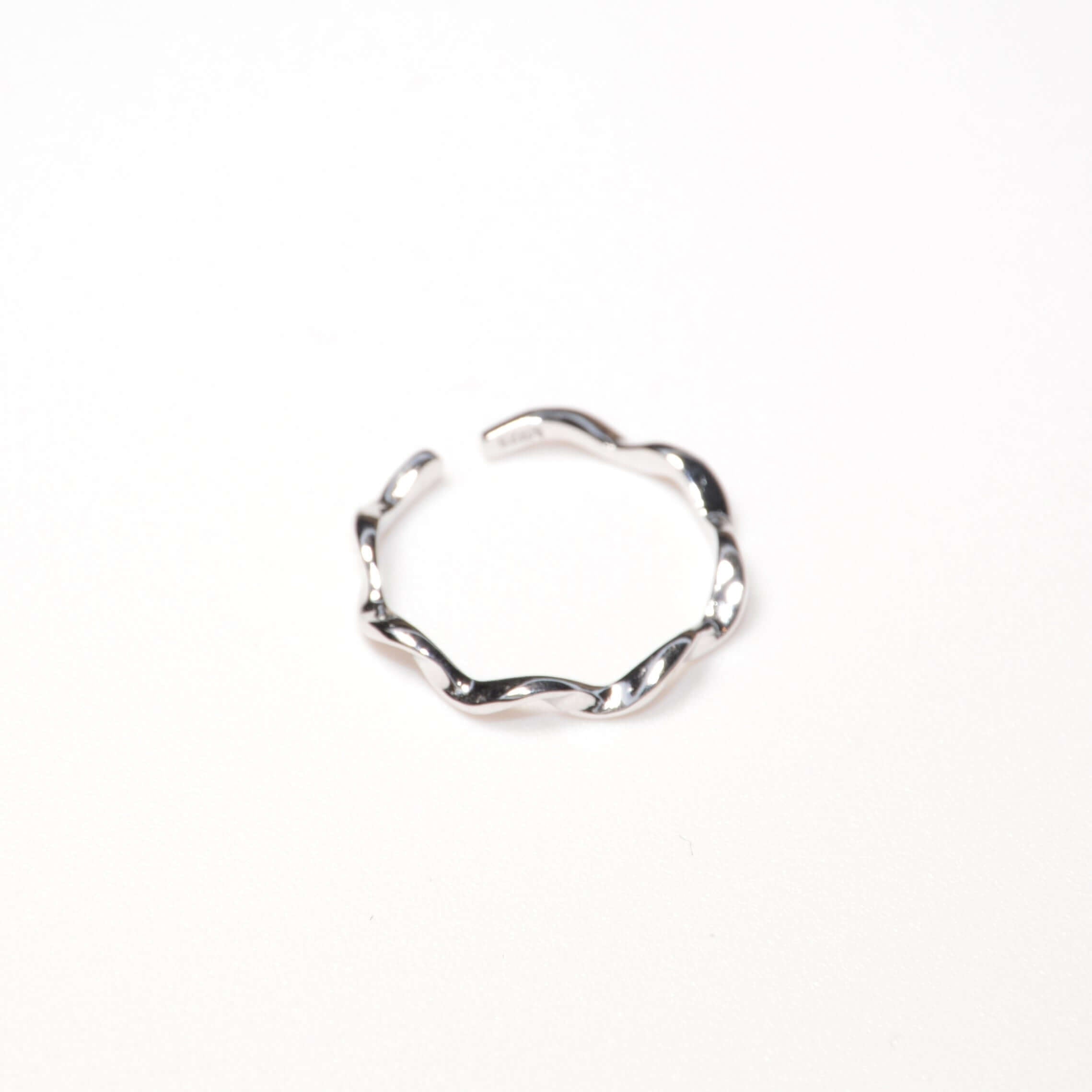 #019 Minimalistischer-Wave-Ring "Gwendolyn" - ARS-ARGENTI