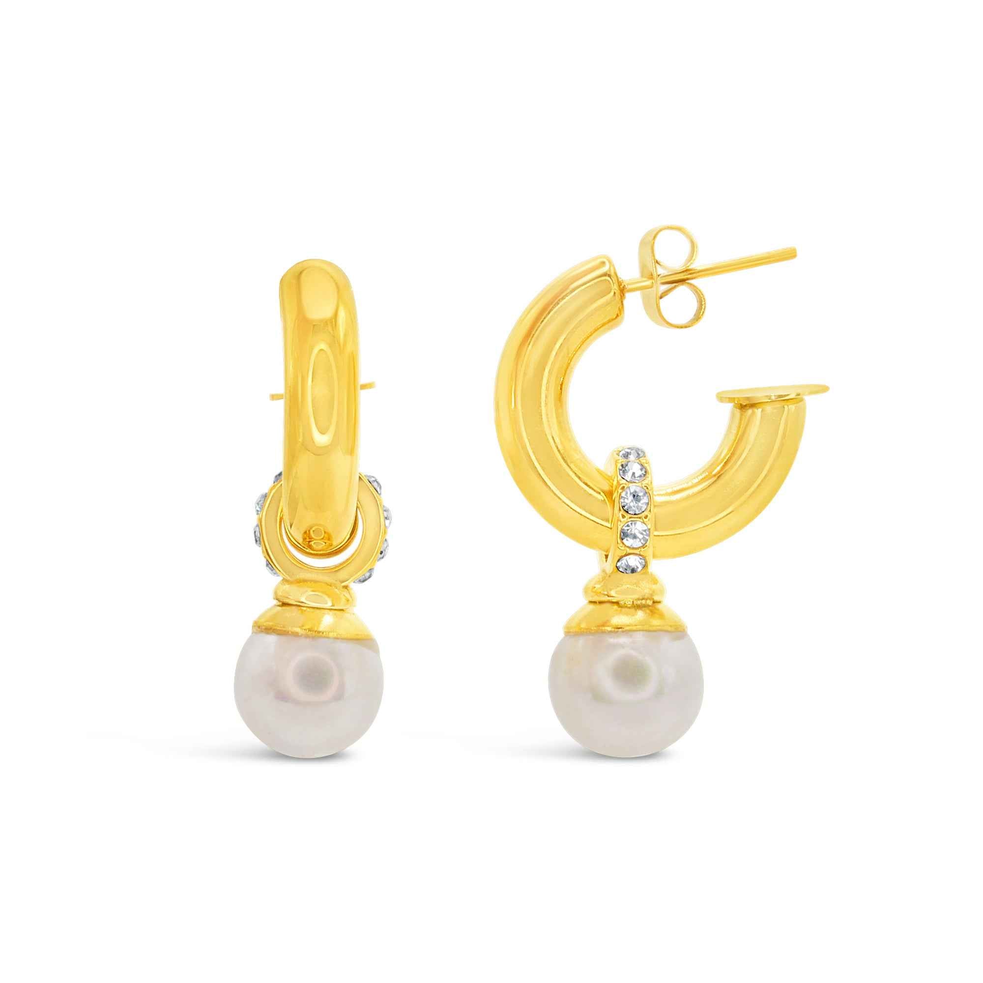 #050 Anmutige Glamour-Ohrringe "GRACE" - ARS-ARGENTI- Damen Ohrringe Gold - 925 Sterling Silber – Ohrhänger - Sexy Ohrhänger gold 585 – bestseller – Trend – Hängeohrringe – damenohrringe - Geschenkbox
