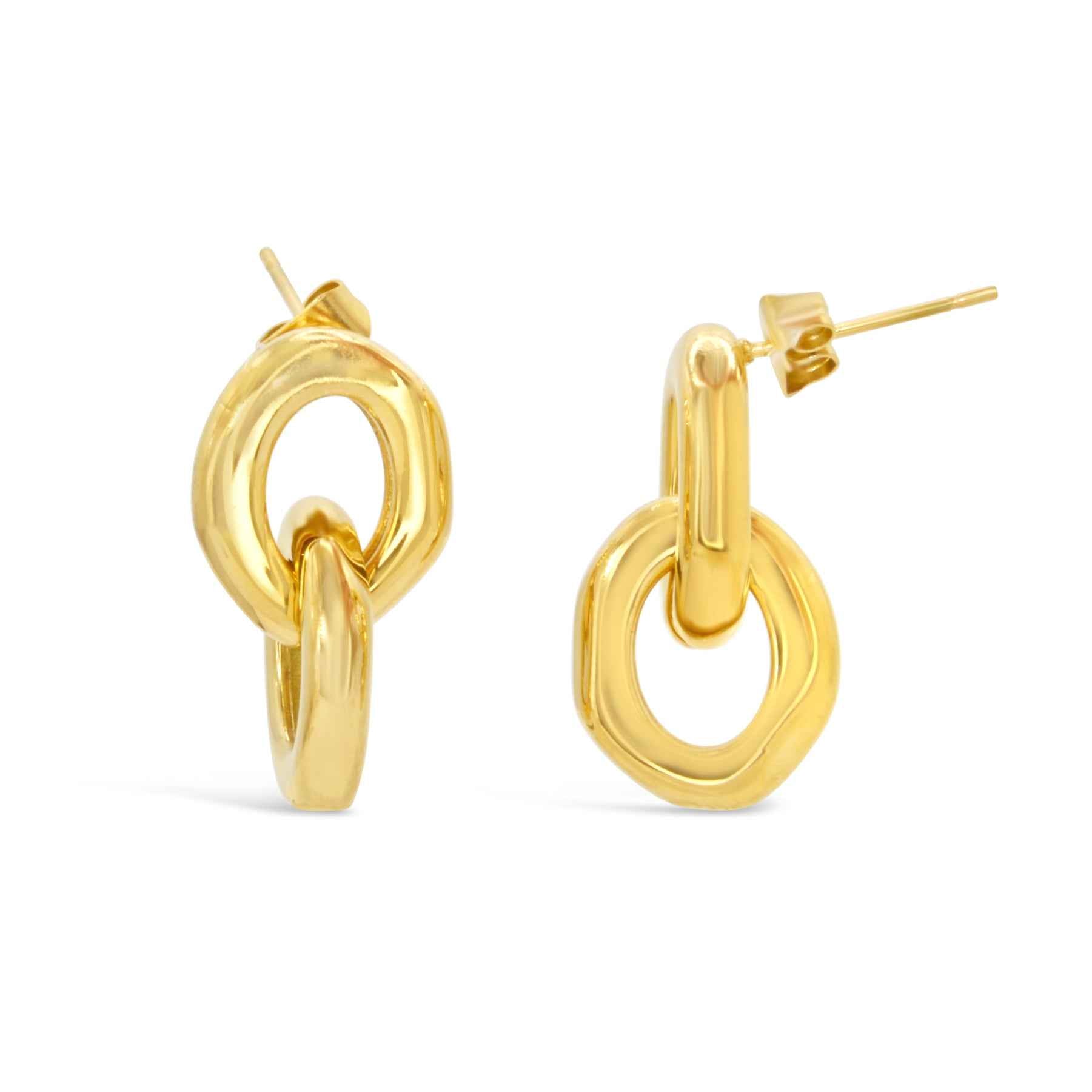 #066 Edle Ohrhaenger "Brooklyn Beats" - ARS-ARGENTI- Damen Ohrringe Gold - 925 Sterling Silber - Sexy Ohrringe gold 585 – bestseller – bling-bling – glamouröse Ohrringe – Sinnliche Ohrringe – damenohrringe - Geschenkbox