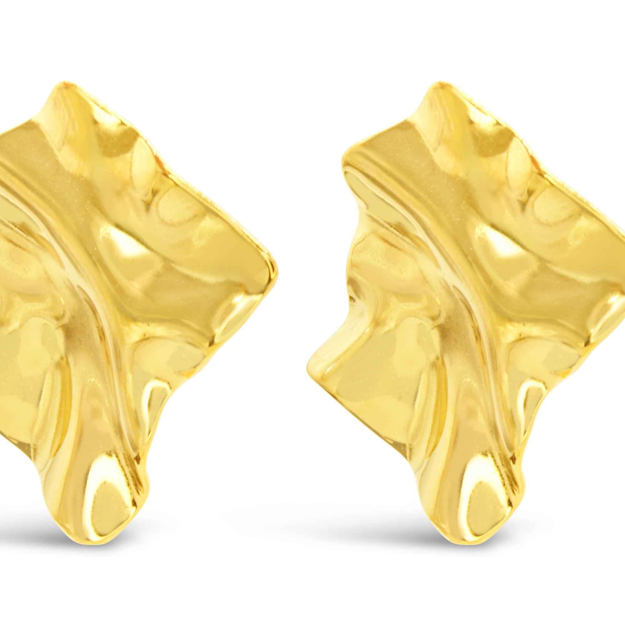 #097 Edle Statement-Ohrringe "BRITTANY" - ARS-ARGENTI- Damen Ohrringe Gold - 925 Sterling Silber - Sexy Statement gold 585 – chunky ohrringe gold – ohrringe statement – damenohrringe - Geschenkbox - Rectangle