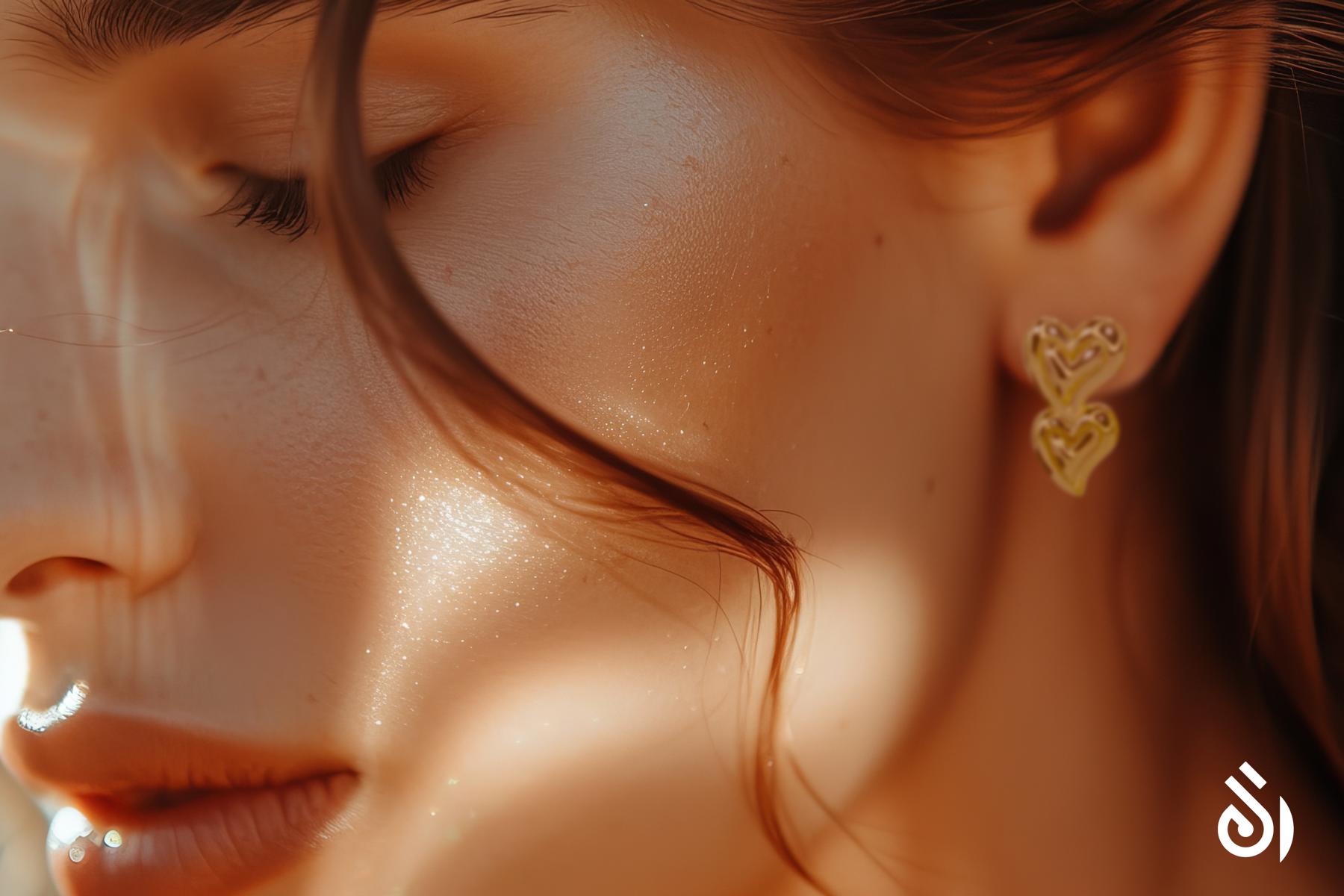 #046 Stylishe Boho-Herz-Ohrringe "open my heart"