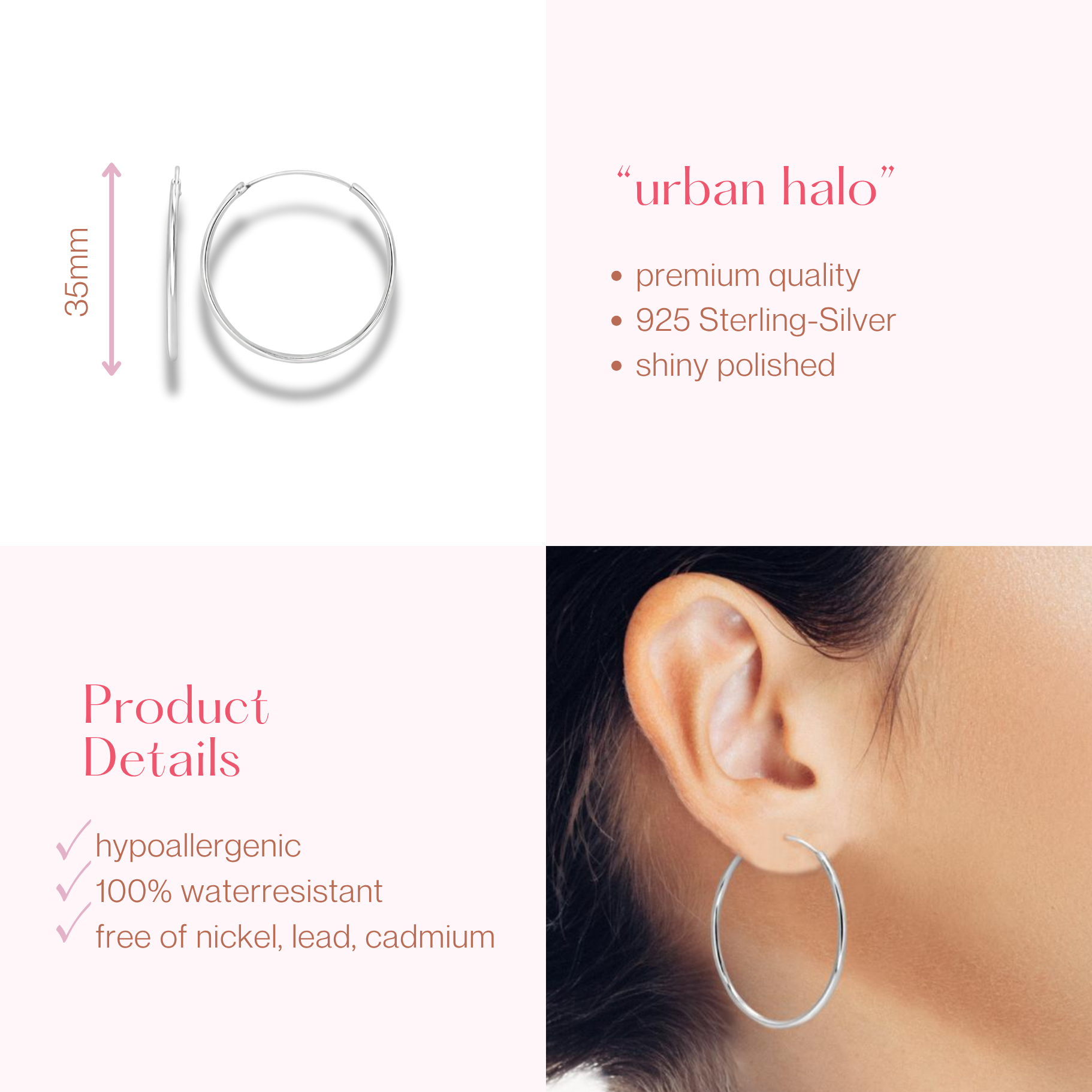 #140 Coole Creolen "urban halo"
