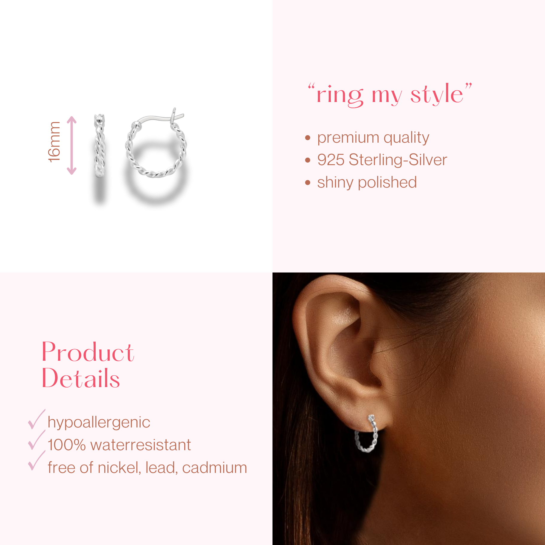 #153 Anmutige Creolen "Ring my Style"