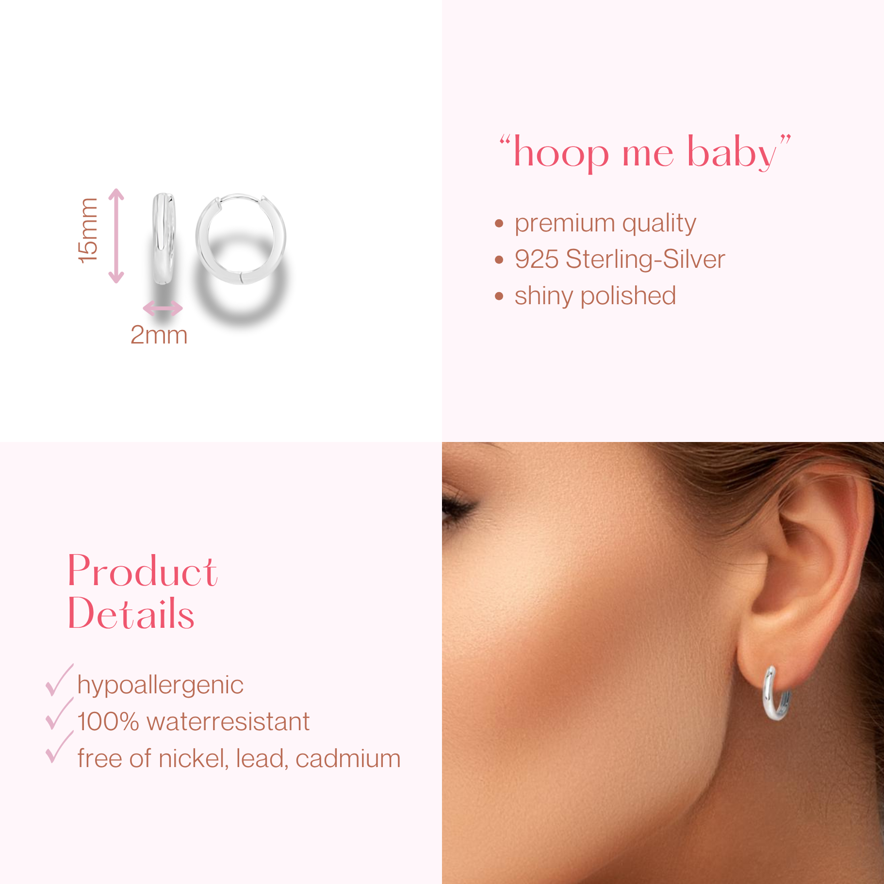#154 Anmutige Creolen "Hoop Me Baby"