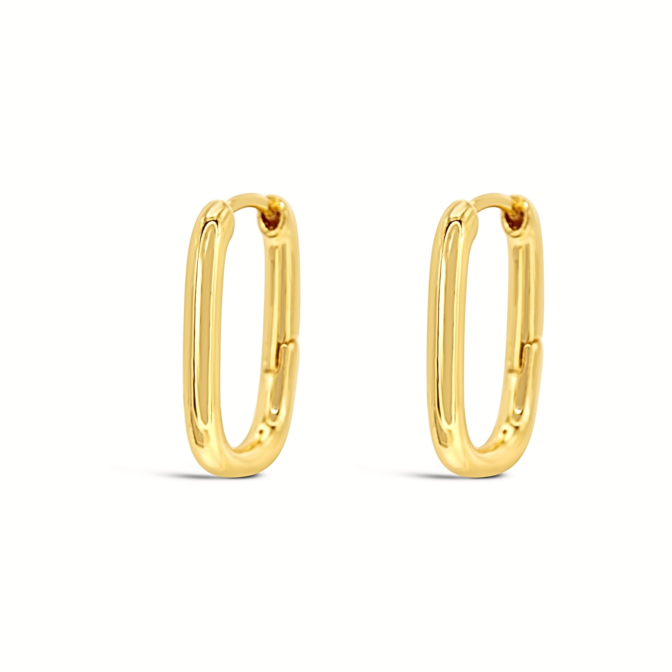 #190 Creolen-Ohrringe "Uptown U" - ARS-ARGENTI - Damen Ohrringe Gold - 925 Sterling Silber - Sexy Creolen gold 585 – bestseller – Kreolen – damenohrringe - Geschenkbox