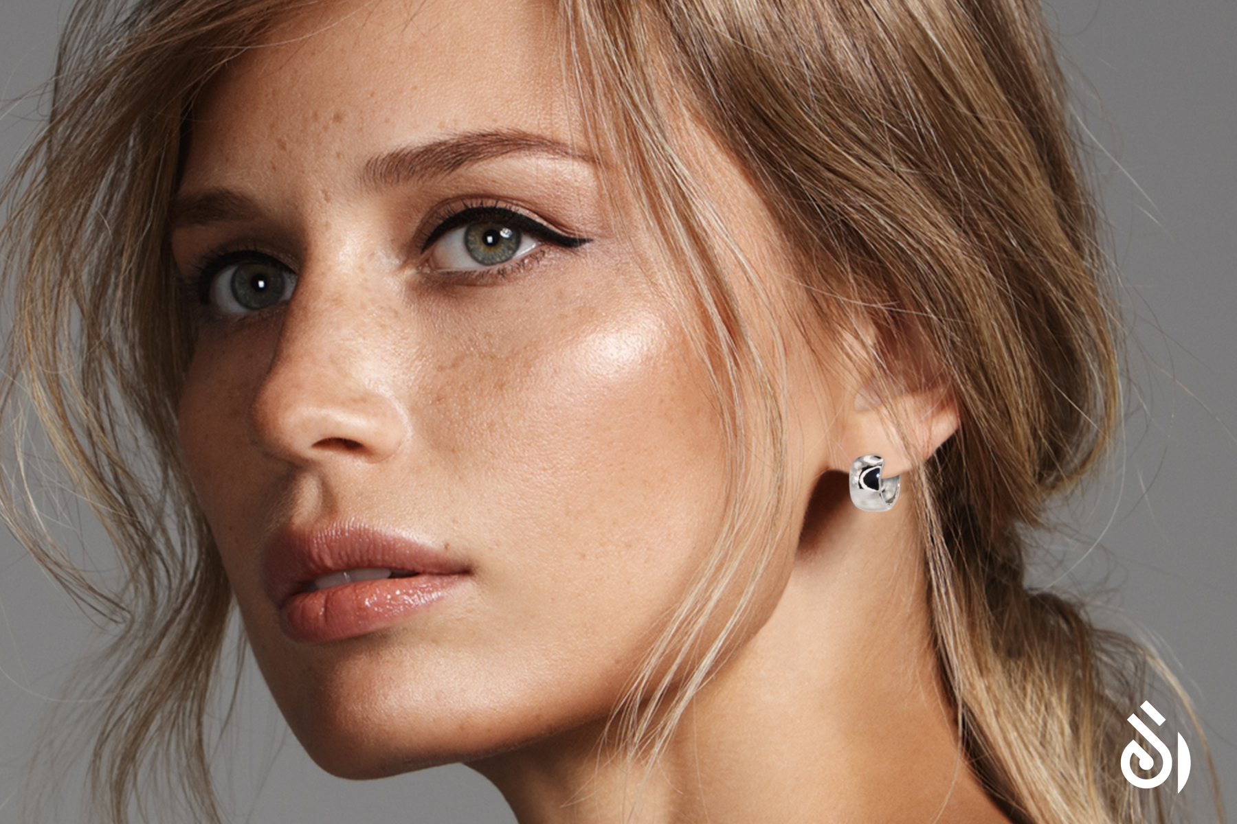 #195 Breite Creolen-Ohrringe "Bold Babe Hoops I" - ARS-ARGENTI - Damen Ohrringe Silber - 925 Sterling Silber - Sexy Creolen – Kreolen – damenohrringe – Geschenkbox