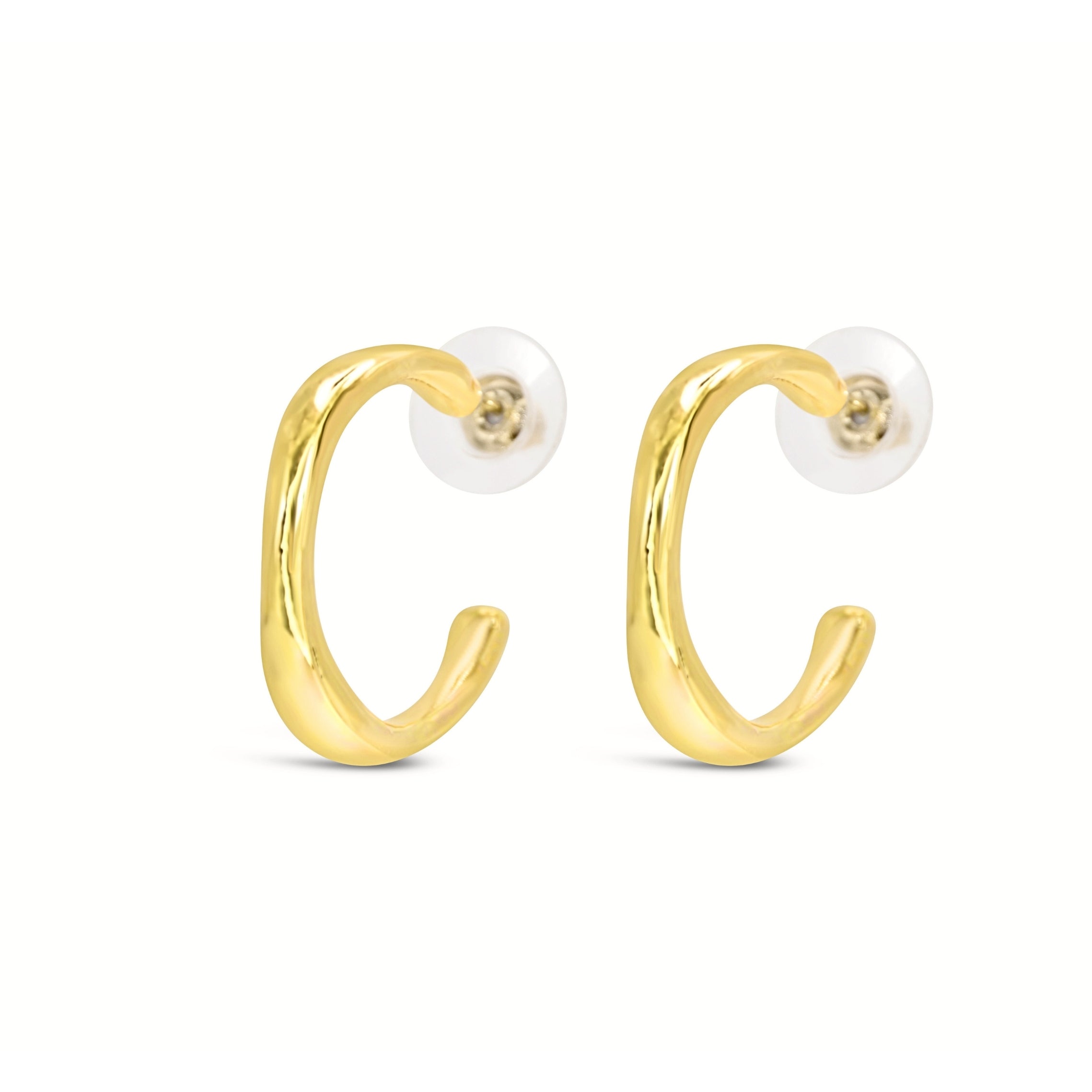 #212 Kuvige Creolen-Ohrringe "Sexy Curves Hoops" - ARS-ARGENTI - Damen Ohrringe Gold - 925 Sterling Silber - Sexy Creolen gold 585 – bestseller – Kreolen – damenohrringe - Geschenkbox
