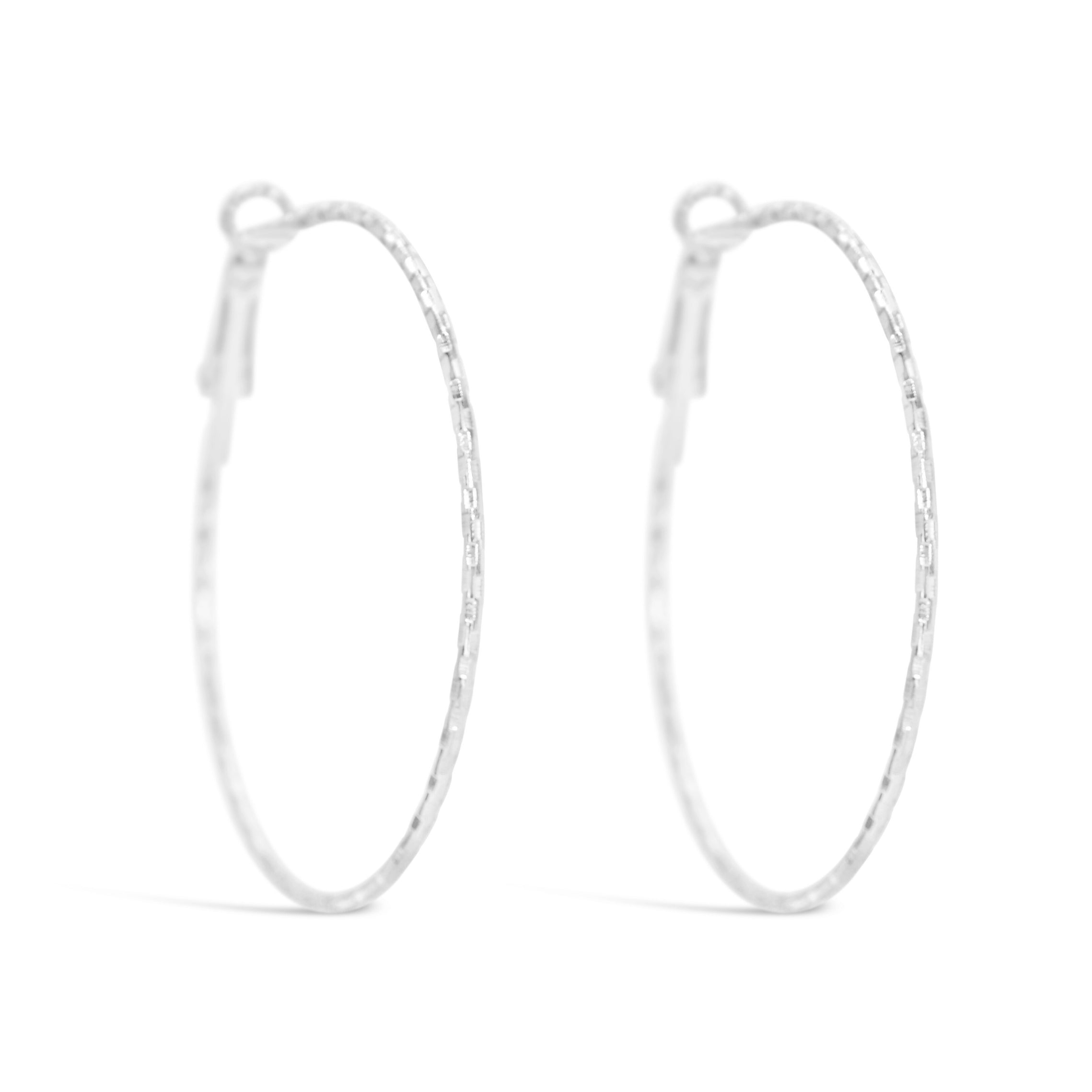 #225 Filigrane XXL-Club-Creolen "XL Electric Kiss Hoops" - ARS-ARGENTI - Damen Ohrringe Silber - 925 Sterling Silber - Sexy Creolen – Kreolen – damenohrringe – Geschenkbox