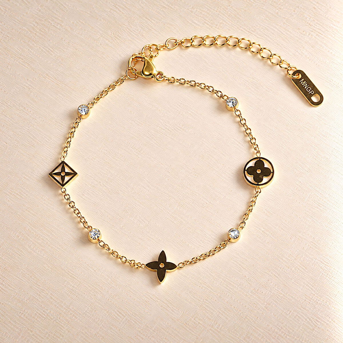 #012 Blütenarmband - Fleur Fatale -