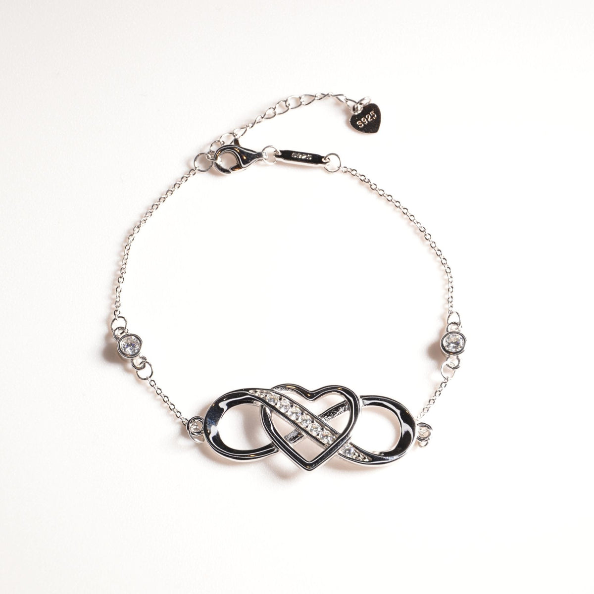 #014 Liebesarmband - Love me Endlessly - 925 Sterling Silber