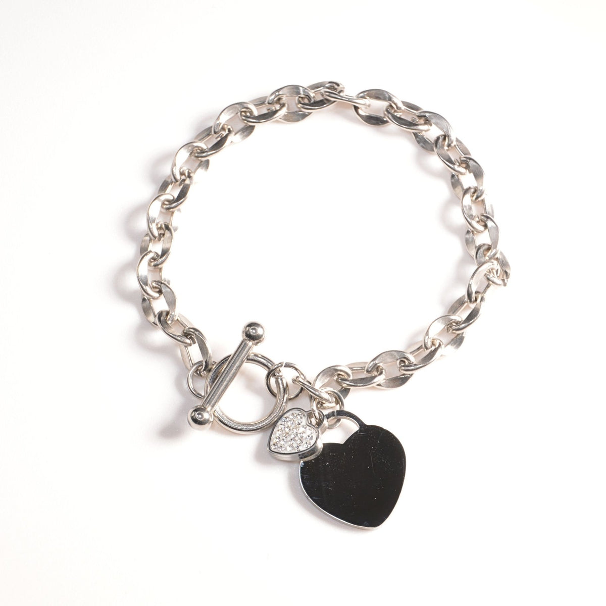 #020 Liebesarmband - chained love -silver