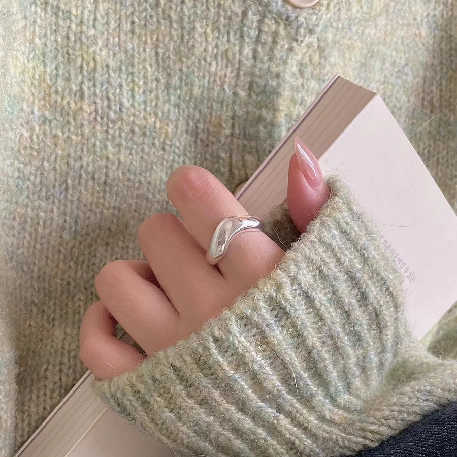 #007 Sinnlicher-Ring "Sexy Curves - gold"