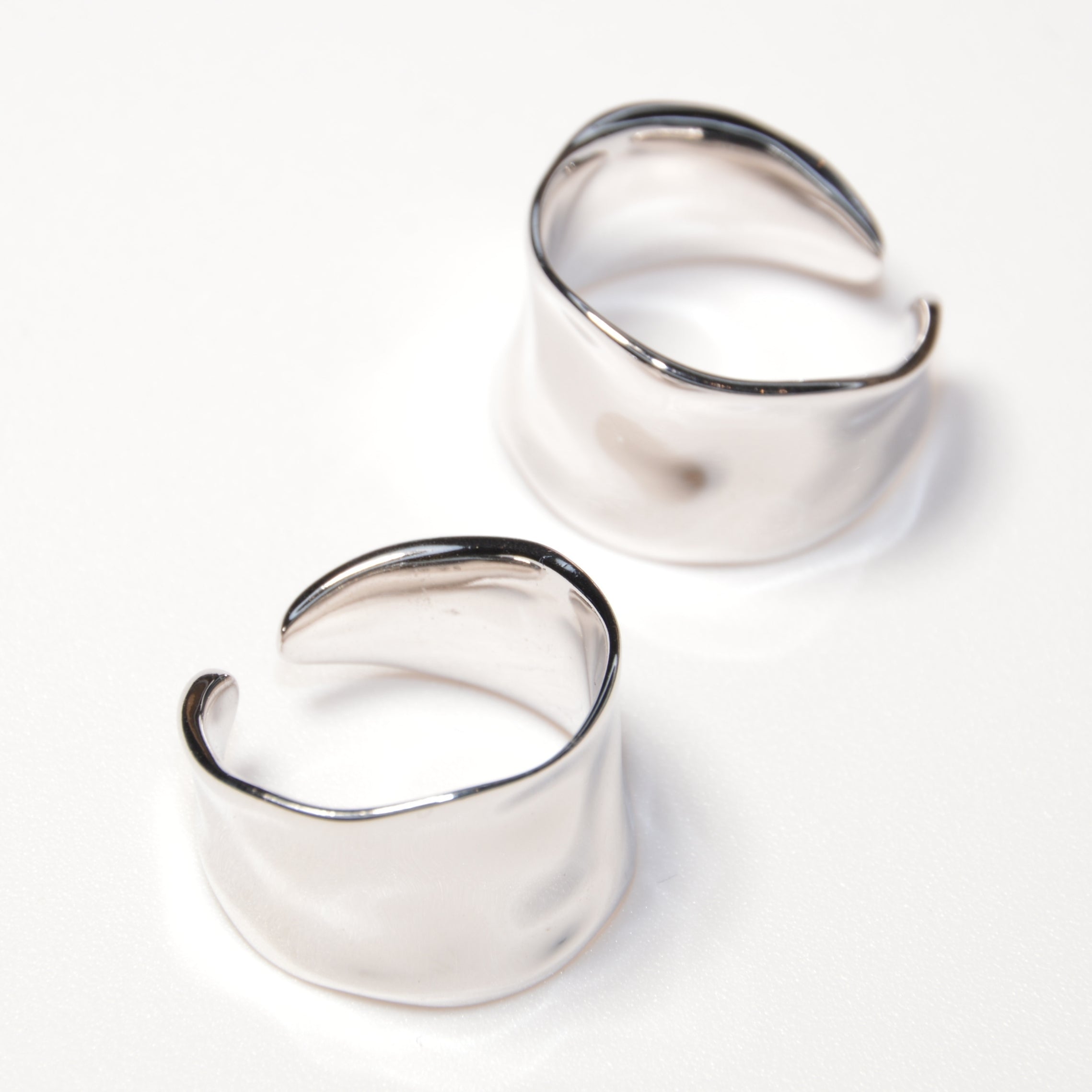 #012 Markanter-Statement-Ring "No Saint" - silber
