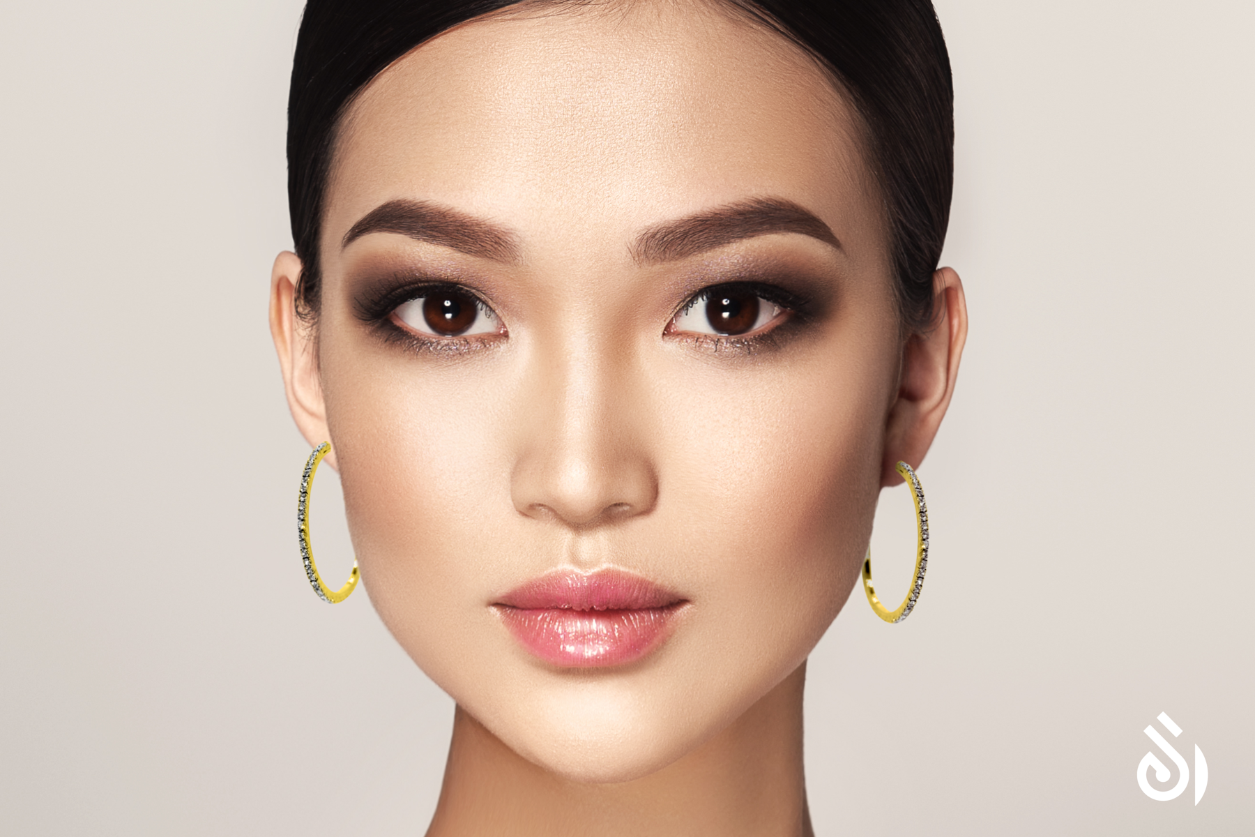 #220 Stylishe XL-Club-Creolen "Sexy K-Pop Hoops gold" - ARS-ARGENTI - Damen Ohrringe Gold - 925 Sterling Silber - Sexy Creolen gold 585 – bestseller – Kreolen – damenohrringe - Geschenkbox