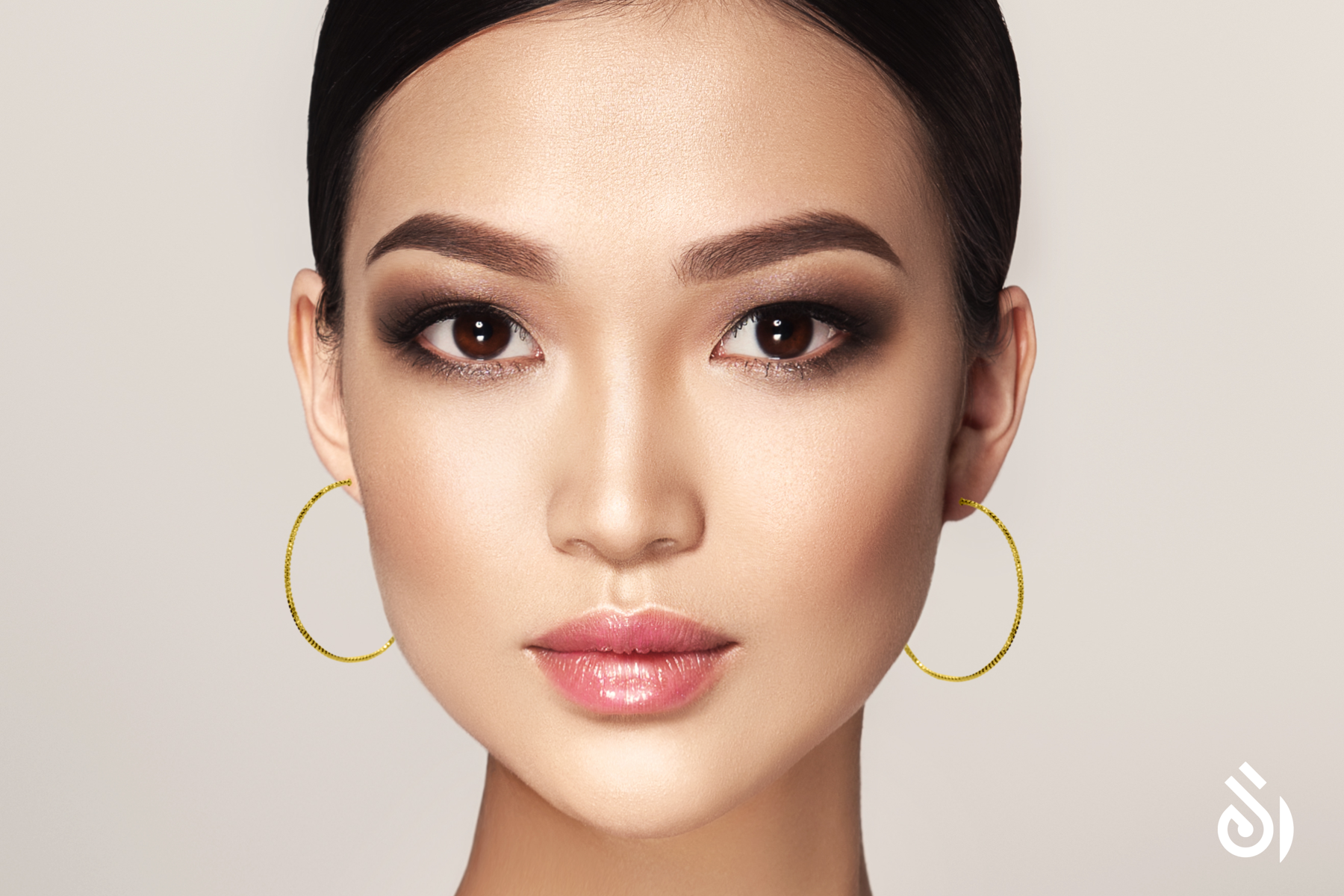 #222 Stylishe XXL-Club-Creolen "Seoul Glow Hoops gold" - ARS-ARGENTI - Damen Ohrringe Gold - 925 Sterling Silber – 585 Gold - Sexy Creolen – Kreolen – damenohrringe – Geschenkbox - swarovski ohrringe