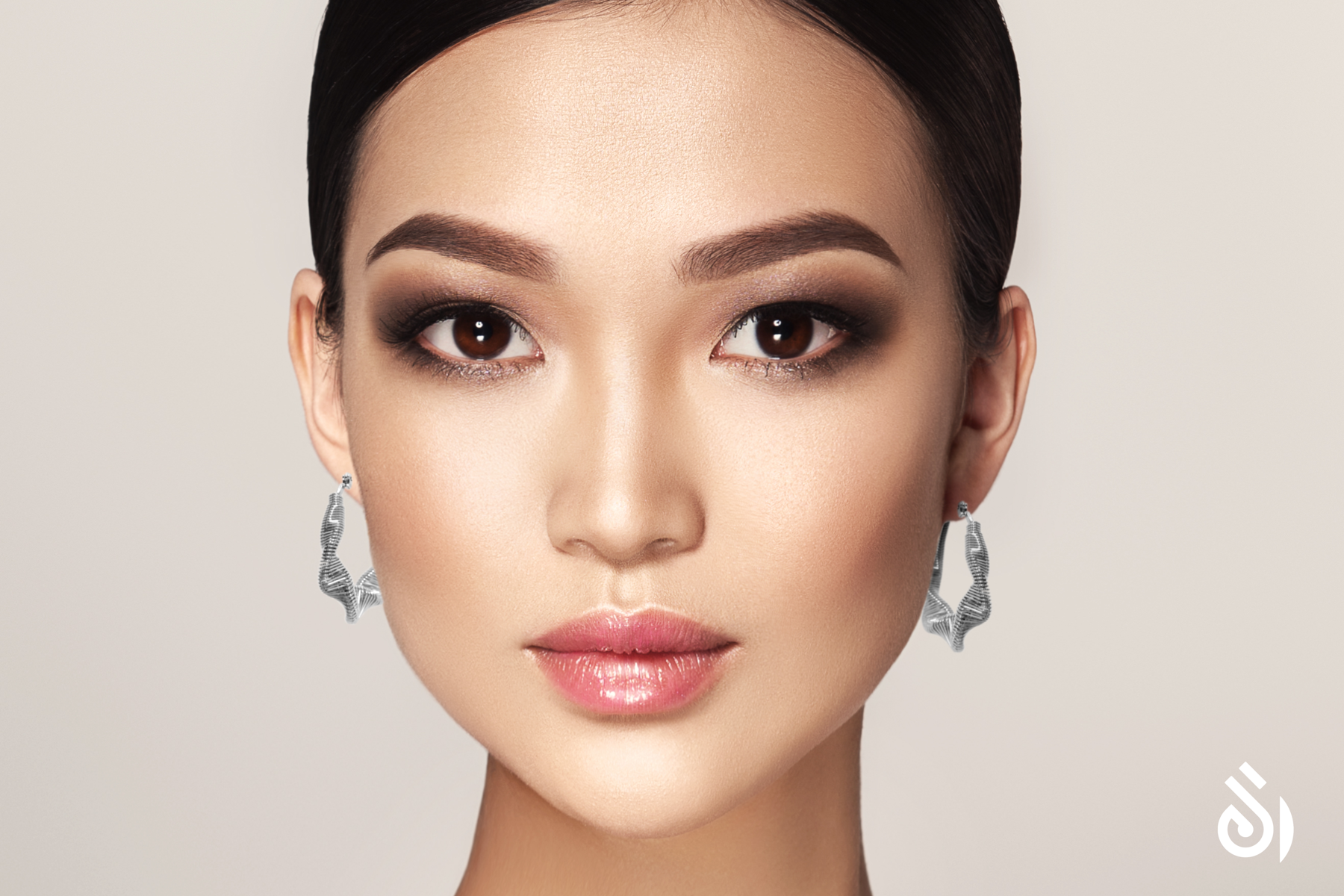 #223 Stylishe Creolen-Ohrringe  "Sculptura Helix Hoops silber" - ARS-ARGENTI - Damen Ohrringe Silber - 925 Sterling Silber - Sexy Statement – chunky ohrringe gold – ohrringe statement – damenohrringe - Geschenkbox
