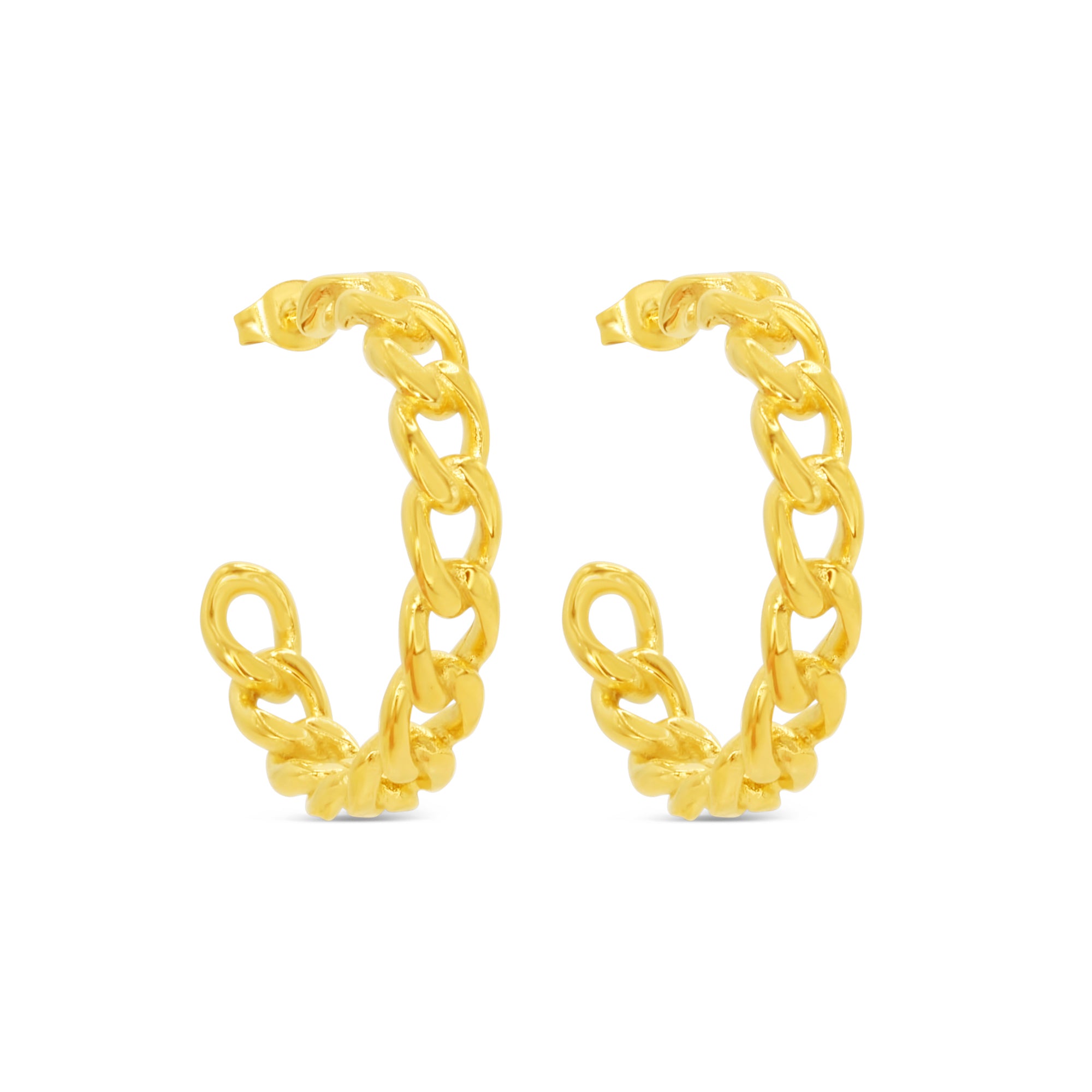 #048 Chucky Creolen-Chaindesign "free Alcatraz"