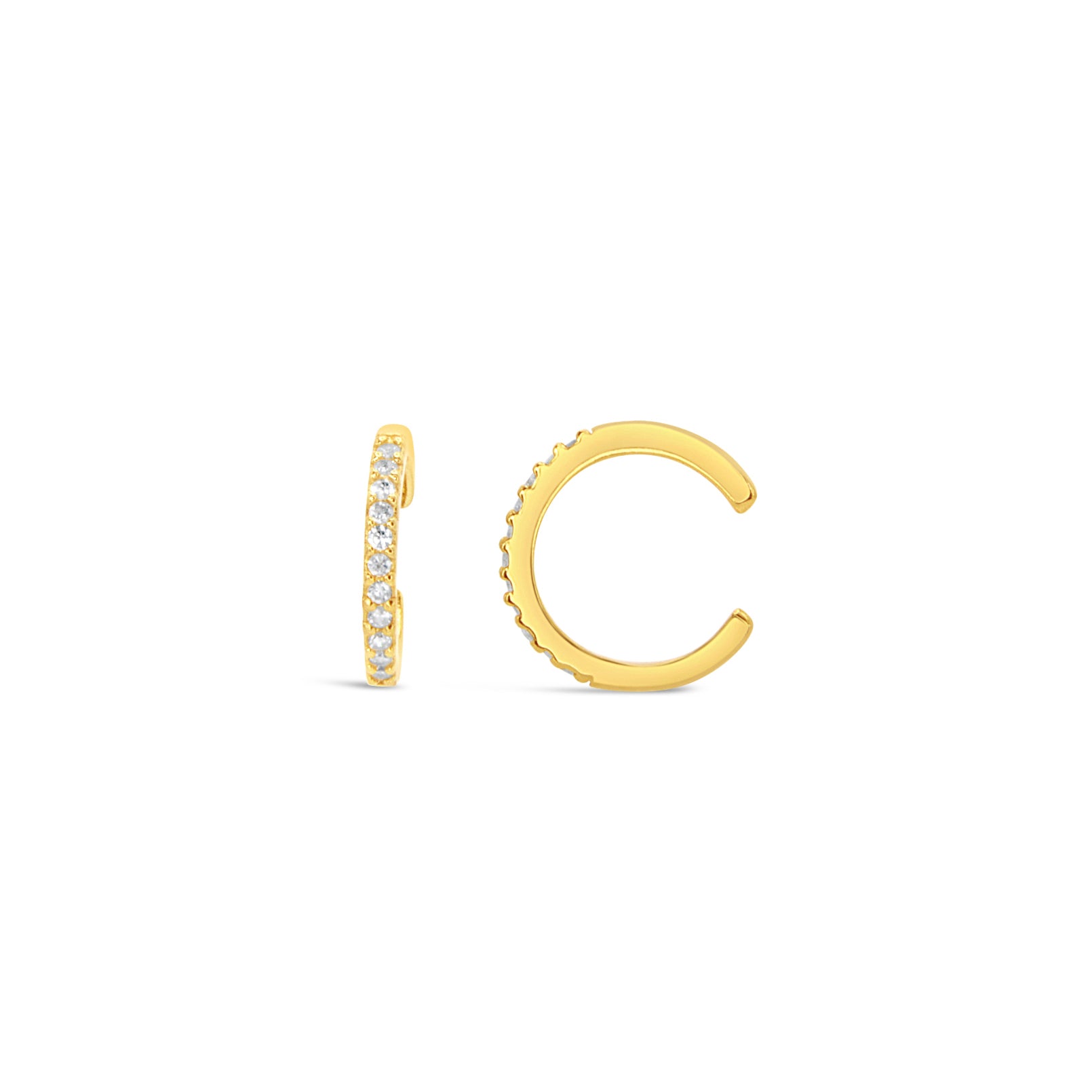 #101 Edle Earcuffs "Golden Cuff"